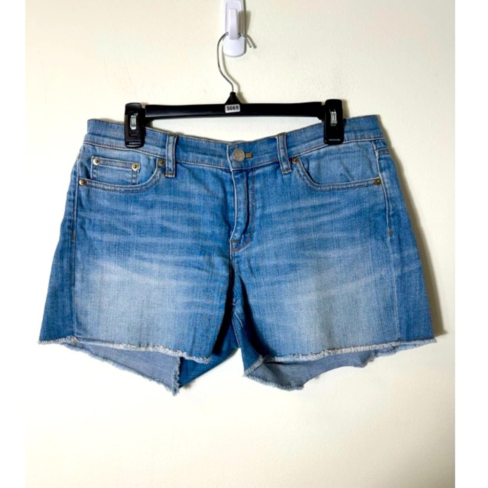 Adorable J. Crew high rise  denim jean shorts